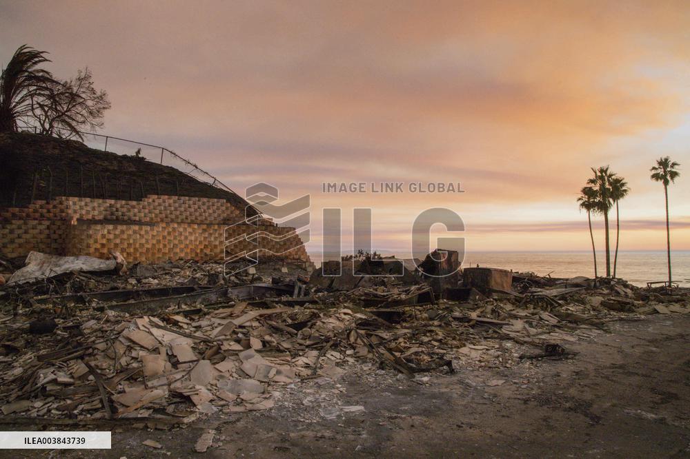 Aftermath Of Los Angeles Wildfires