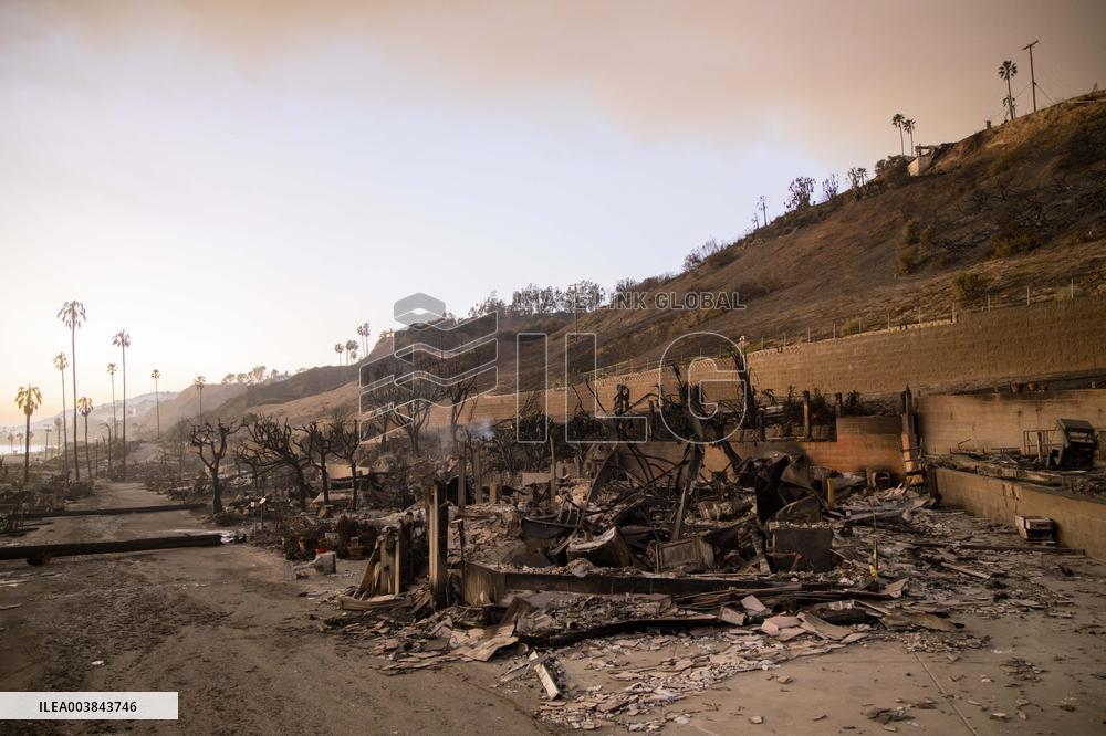 Aftermath Of Los Angeles Wildfires