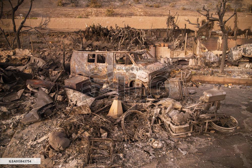 Aftermath Of Los Angeles Wildfires