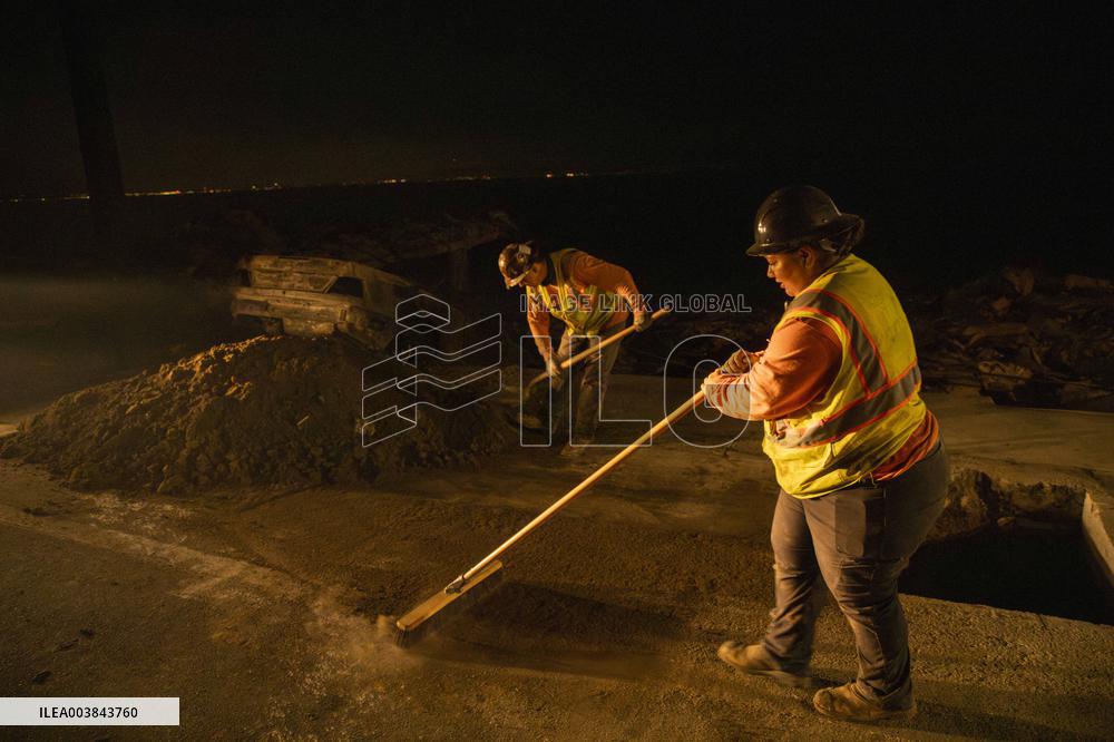 Aftermath Of Los Angeles Wildfires