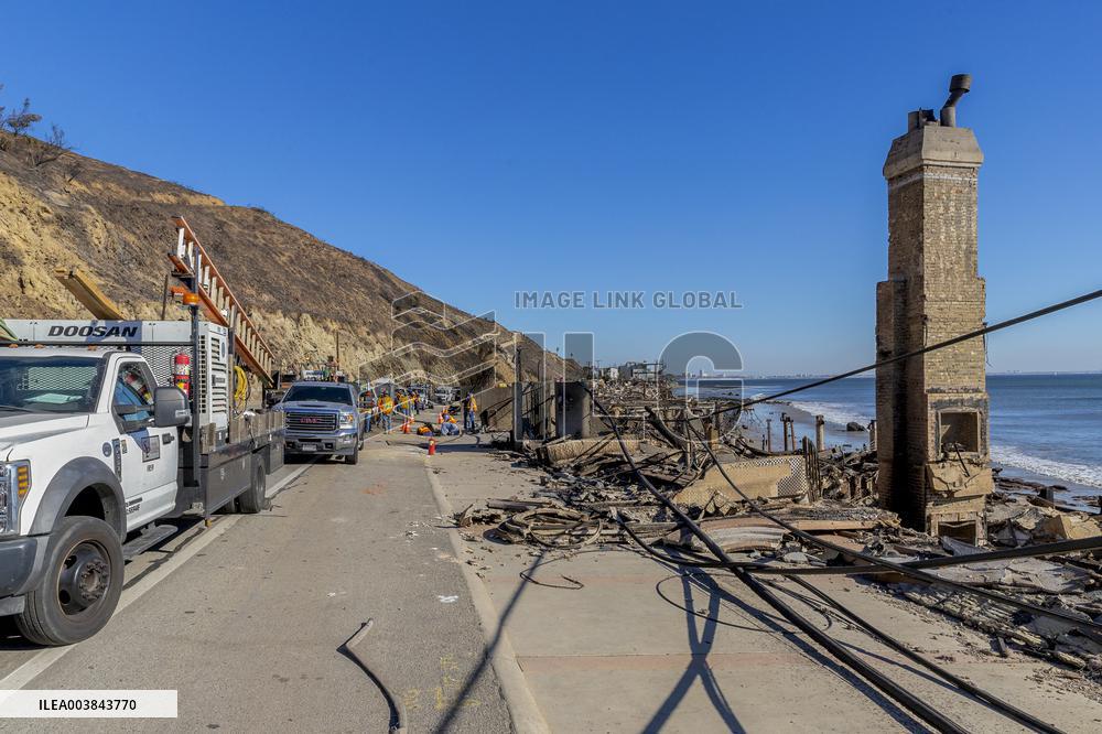 Aftermath Of Los Angeles Wildfires