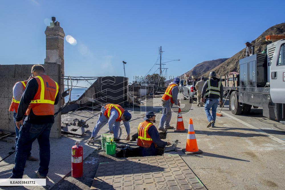 Aftermath Of Los Angeles Wildfires
