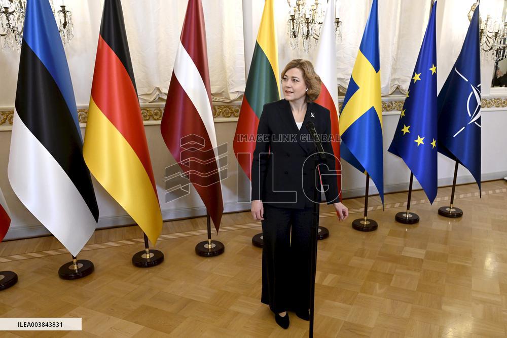 Summit of the Baltic Sea NATO countries in Helsinki