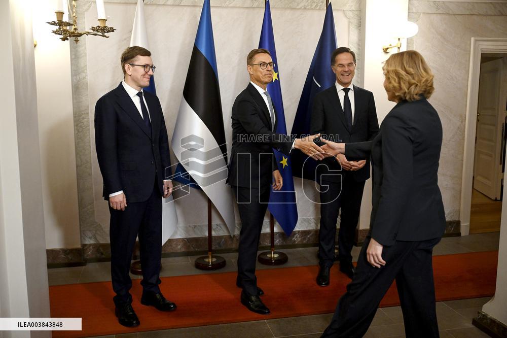 Summit of the Baltic Sea NATO countries in Helsinki
