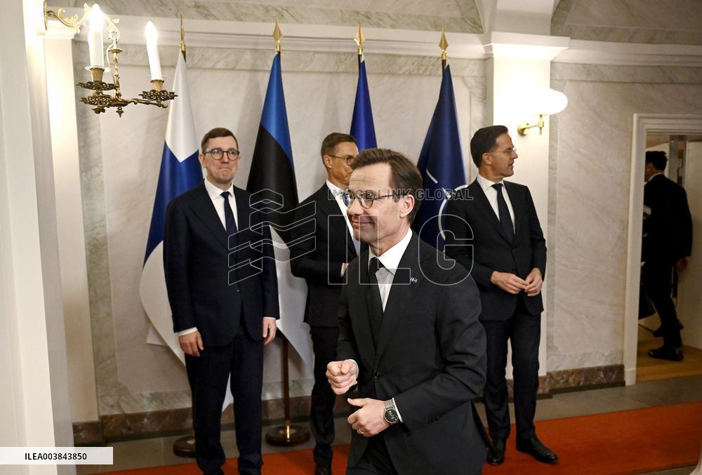 Summit of the Baltic Sea NATO countries in Helsinki