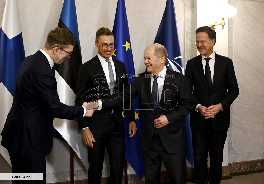 Summit of the Baltic Sea NATO countries in Helsinki