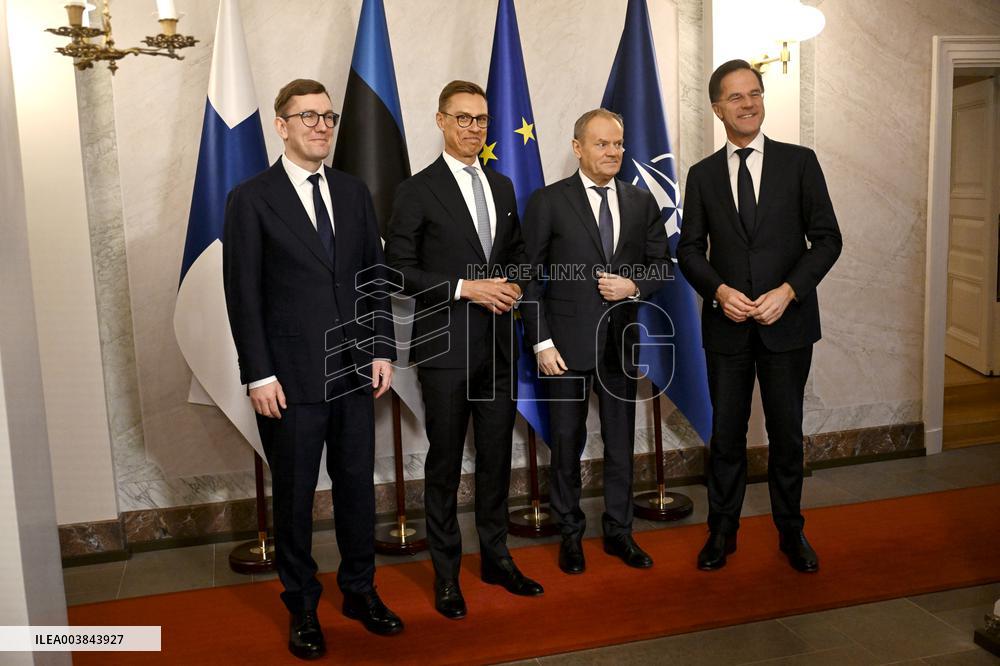 Summit of the Baltic Sea NATO countries in Helsinki