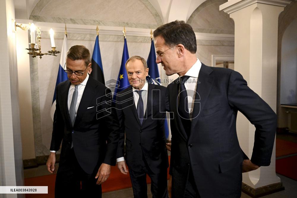 Summit of the Baltic Sea NATO countries in Helsinki