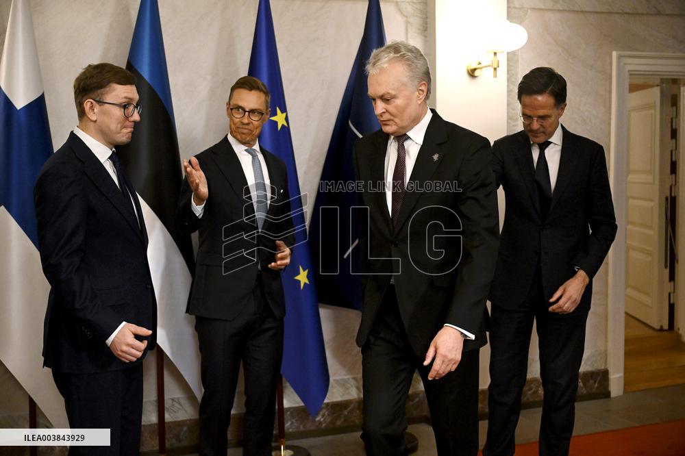 Summit of the Baltic Sea NATO countries in Helsinki