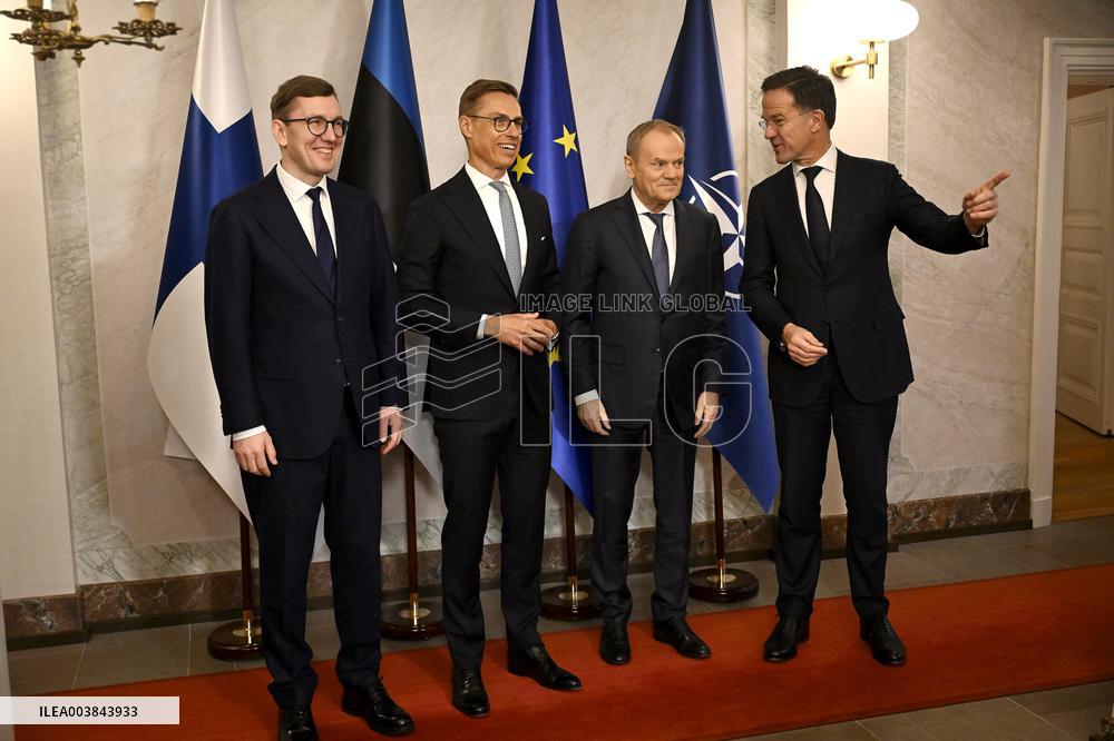 Summit of the Baltic Sea NATO countries in Helsinki
