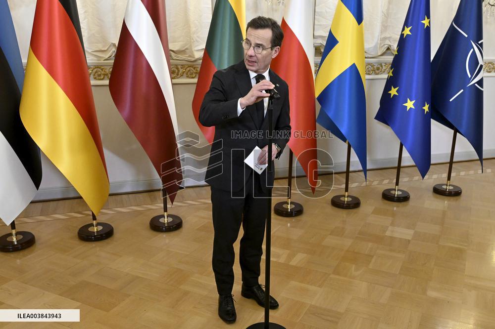 Summit of the Baltic Sea NATO countries in Helsinki