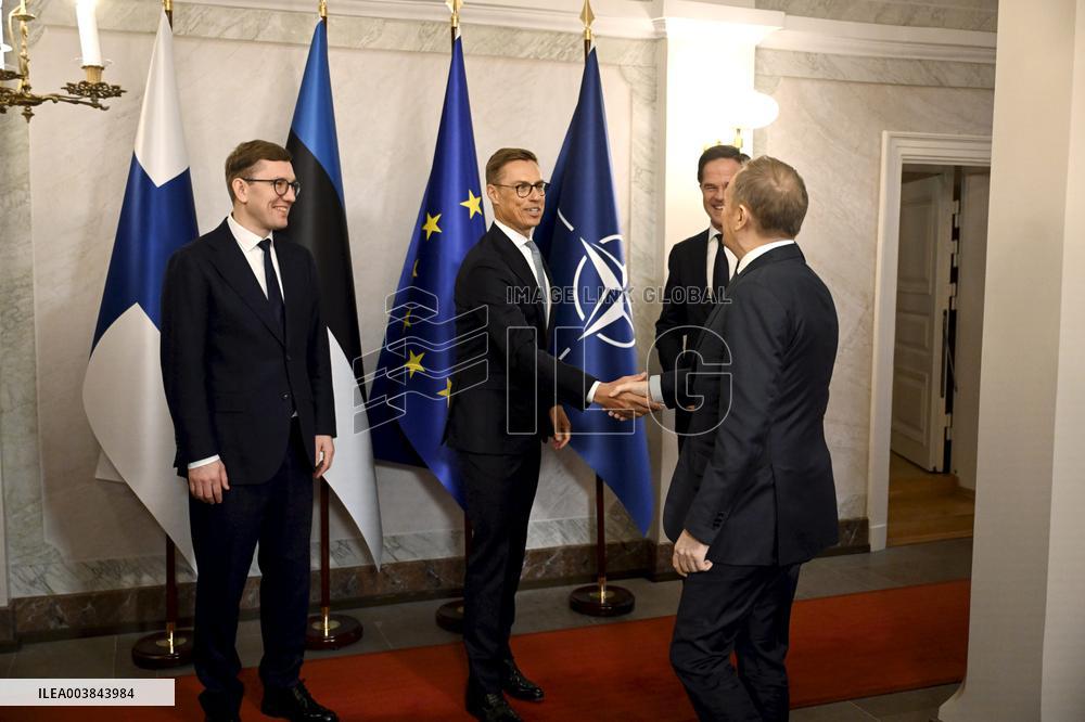 Summit of the Baltic Sea NATO countries in Helsinki