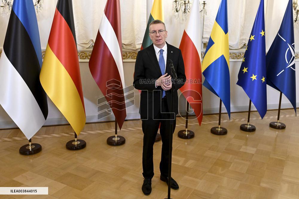 Summit of the Baltic Sea NATO countries in Helsinki