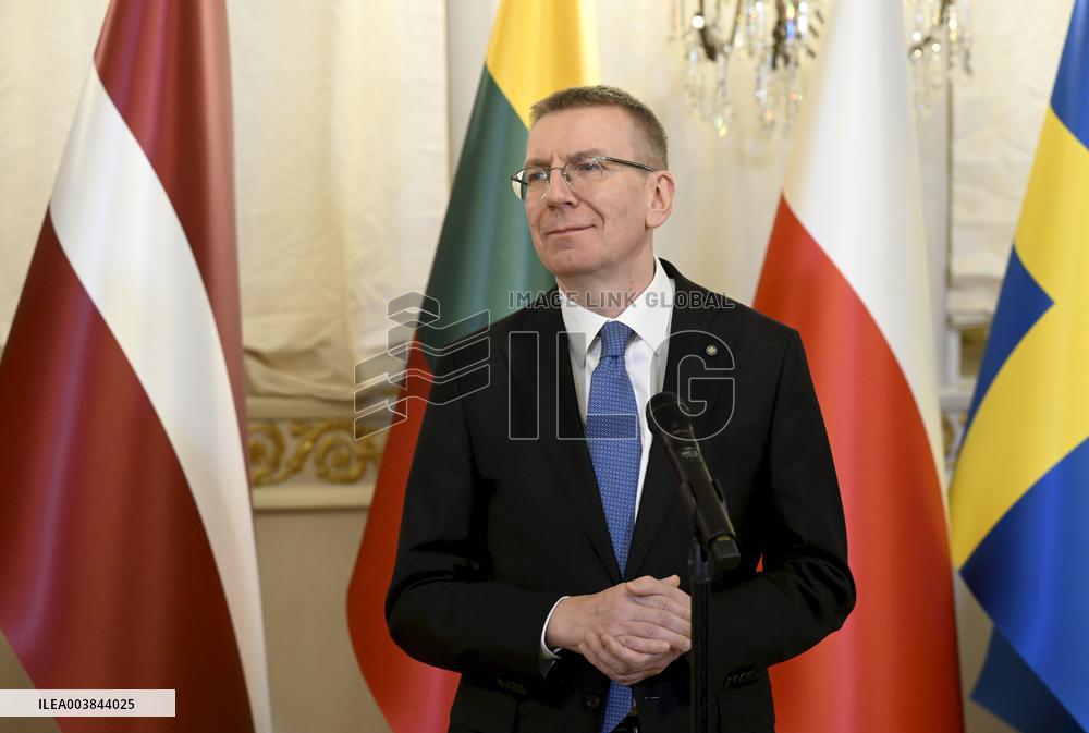 Summit of the Baltic Sea NATO countries in Helsinki