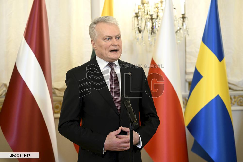 Summit of the Baltic Sea NATO countries in Helsinki