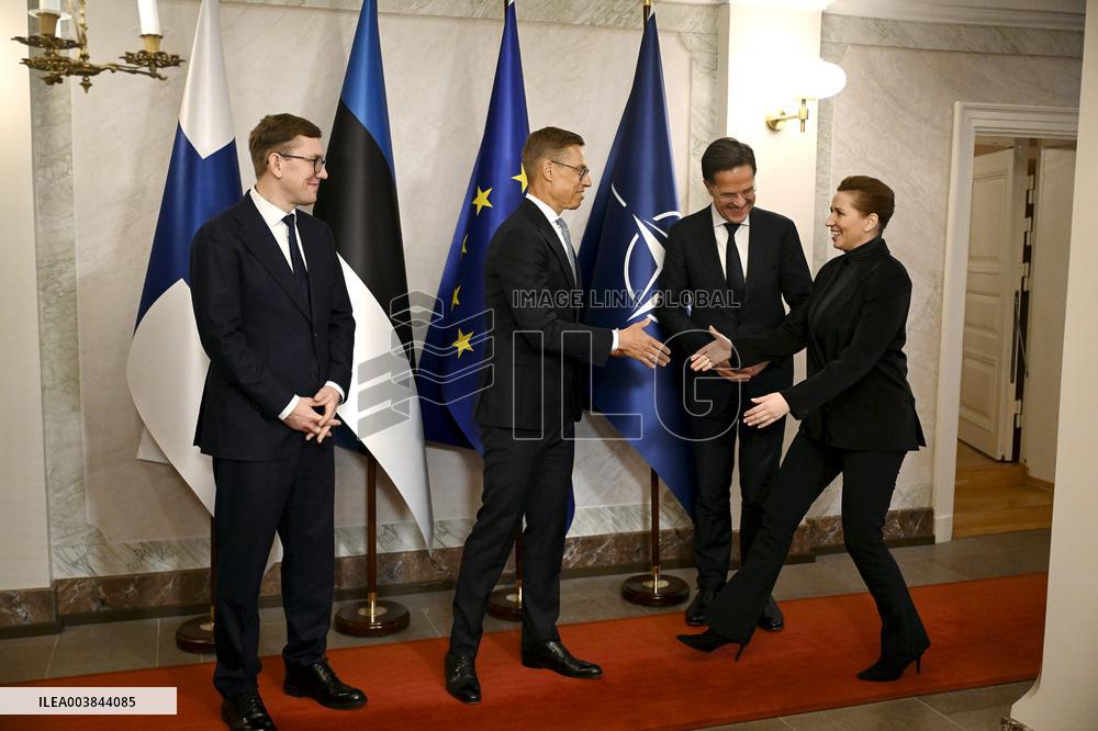 Summit of the Baltic Sea NATO countries in Helsinki