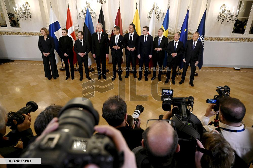 Summit of the Baltic Sea NATO countries in Helsinki