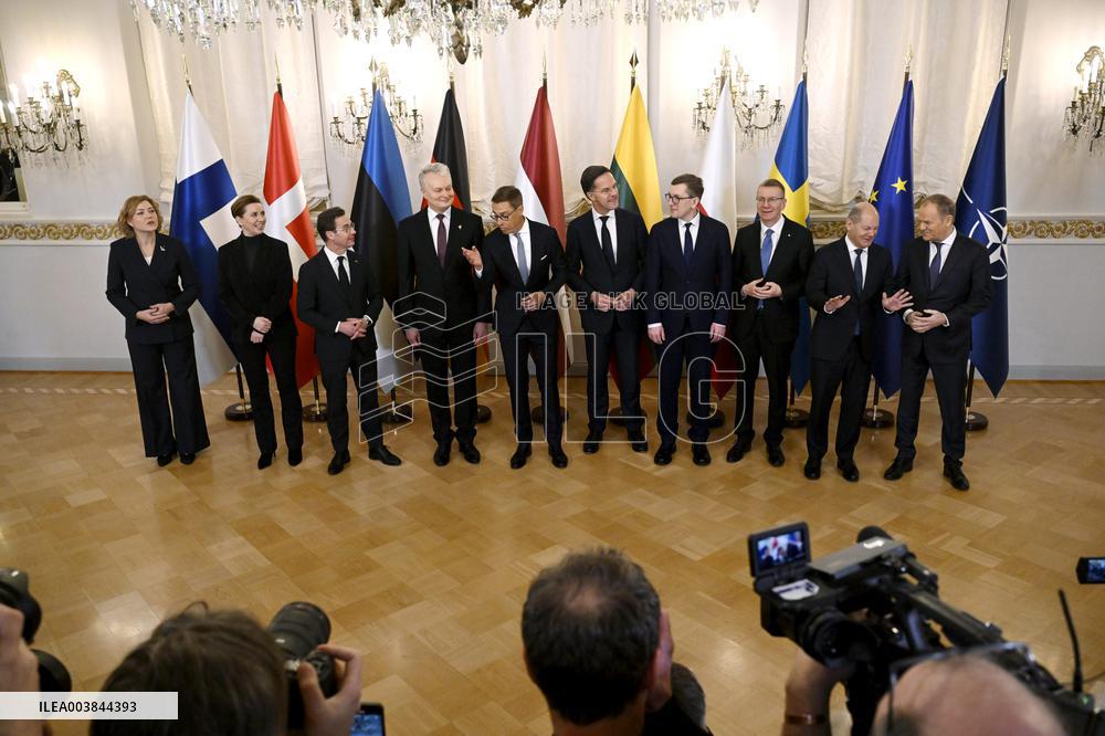 Summit of the Baltic Sea NATO countries in Helsinki