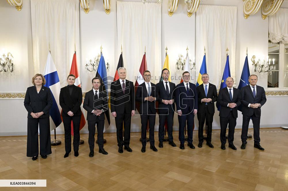 Summit of the Baltic Sea NATO countries in Helsinki