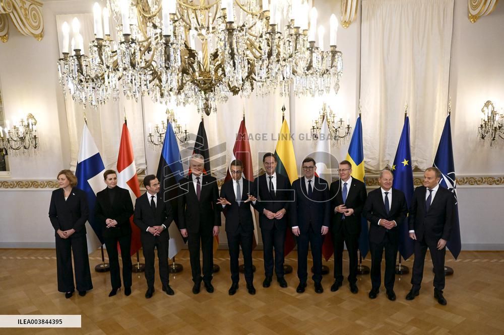 Summit of the Baltic Sea NATO countries in Helsinki