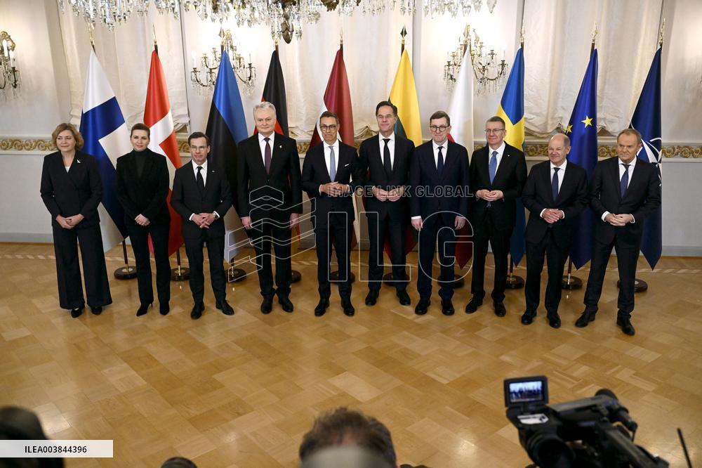 Summit of the Baltic Sea NATO countries in Helsinki