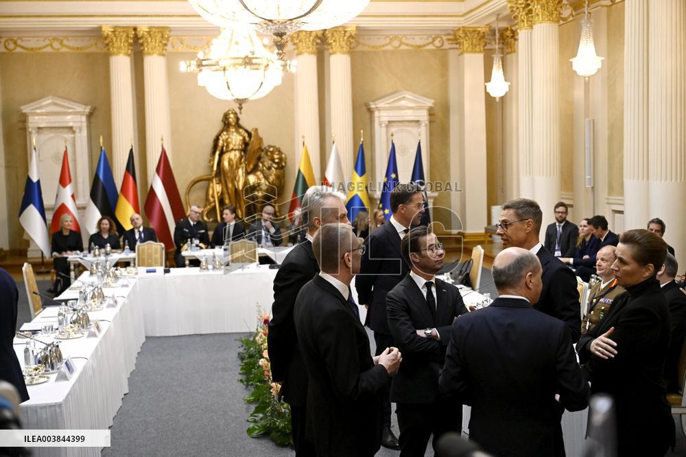 Summit of the Baltic Sea NATO countries in Helsinki