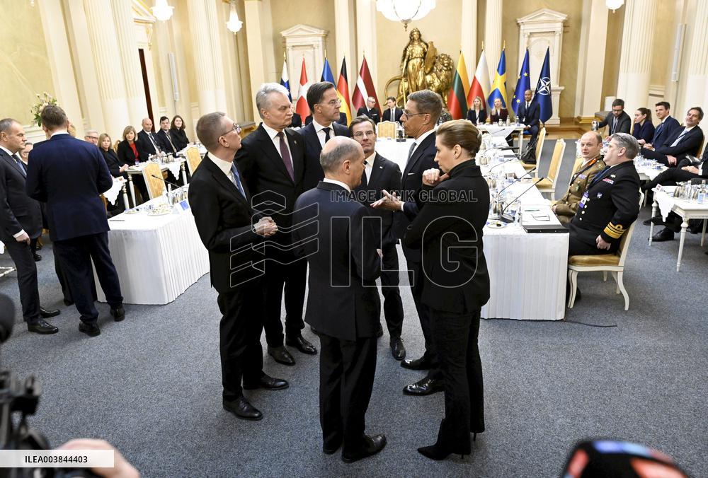 Summit of the Baltic Sea NATO countries in Helsinki