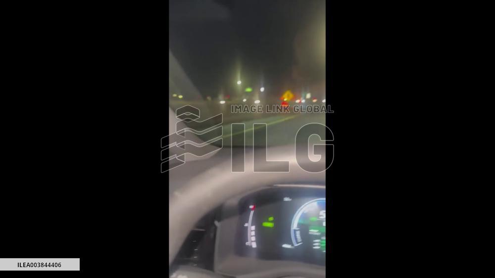 US: Fire Reported Along 215 Freeway In San Bernardino, California