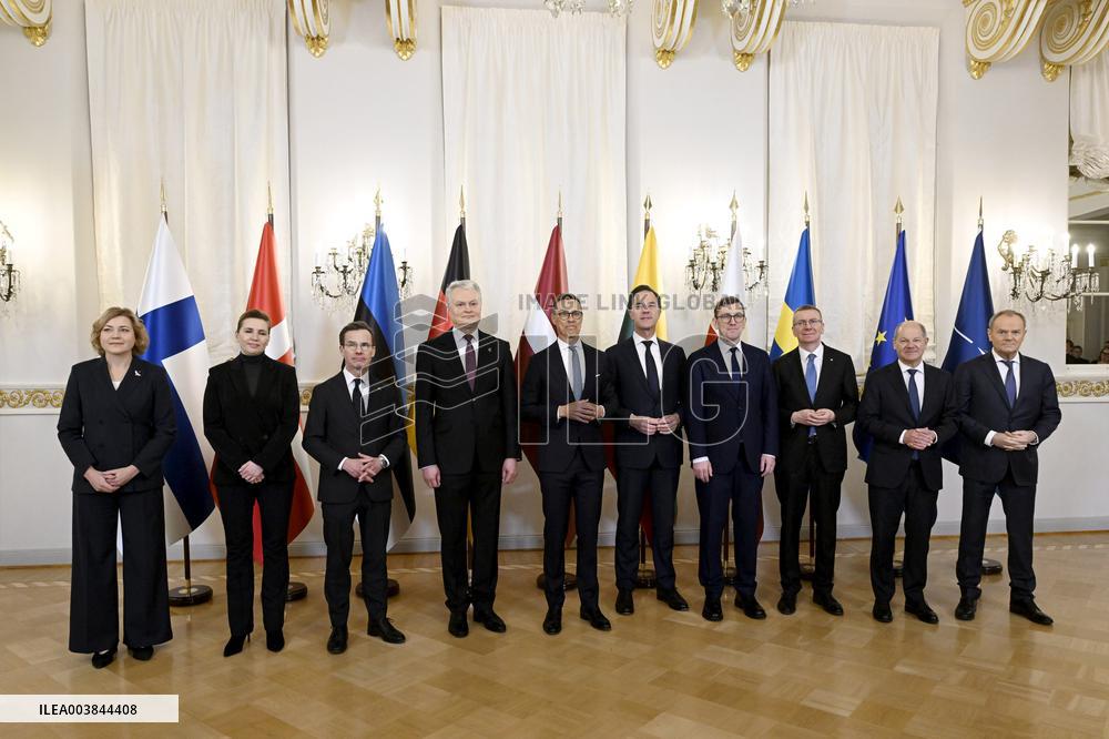 Summit of the Baltic Sea NATO countries in Helsinki