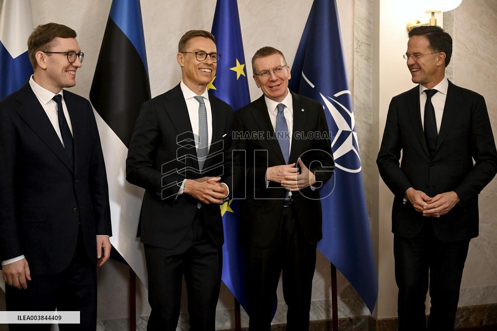 Summit of the Baltic Sea NATO countries in Helsinki