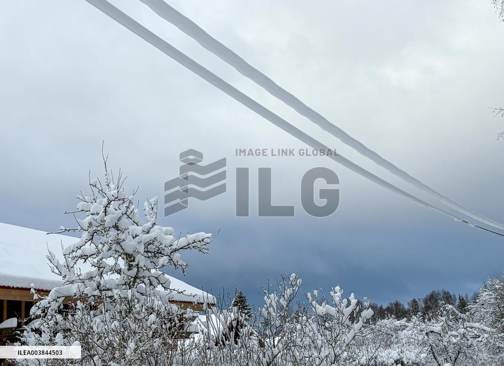Wintry conditions in Estonia