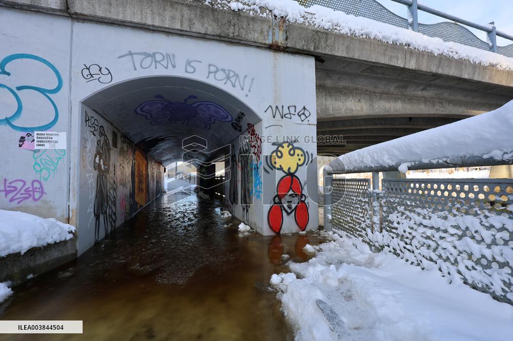 Wintry conditions in Estonia