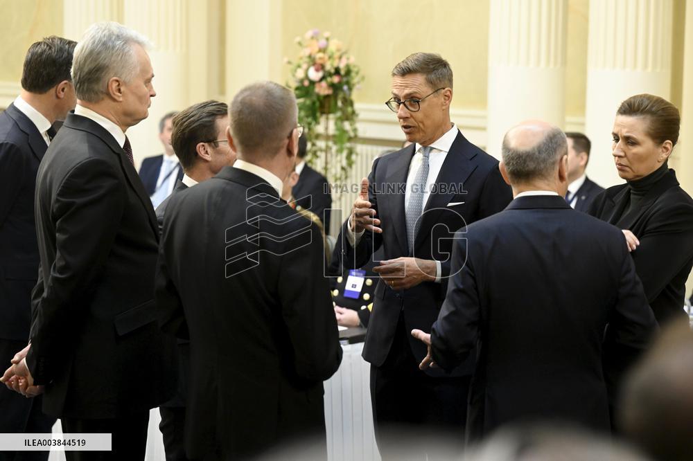 Summit of the Baltic Sea NATO countries in Helsinki