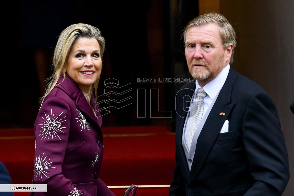 Royals At New Year's Reception - Amsterdam