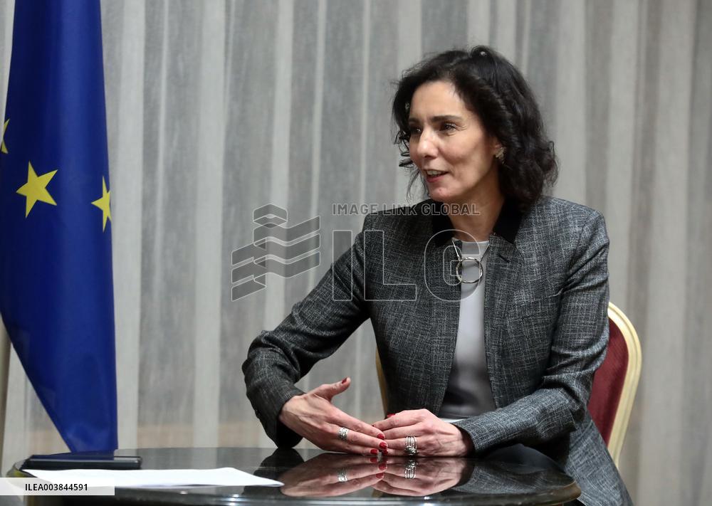 Interview of European Commissioner Hadja Lahbib in Kyiv