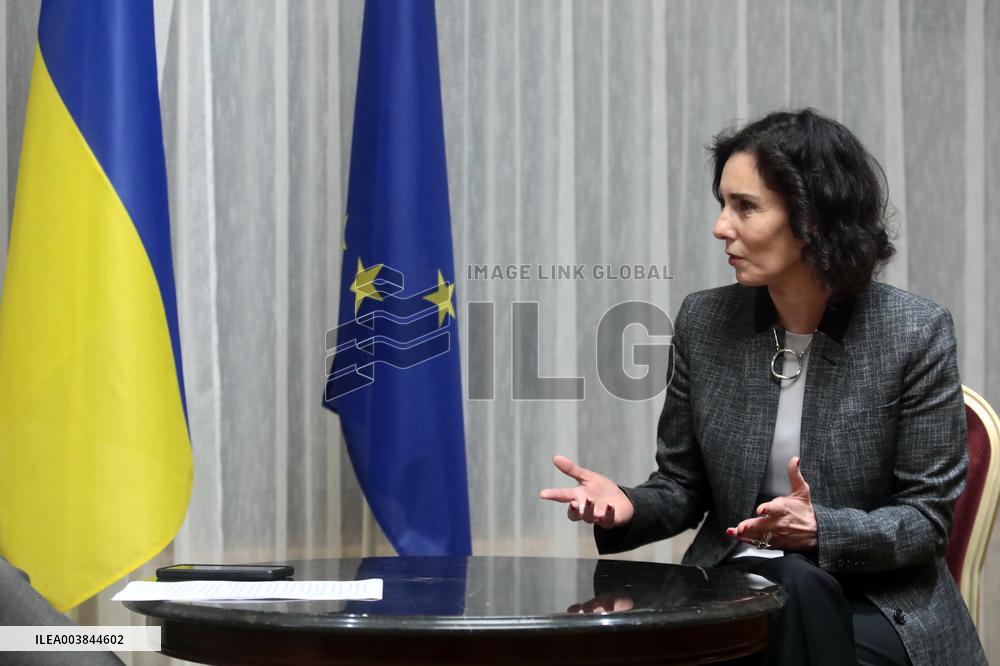Interview of European Commissioner Hadja Lahbib in Kyiv