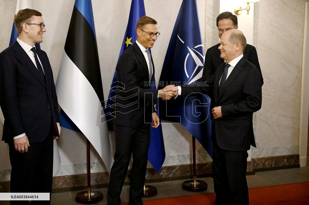 Summit of the Baltic Sea NATO countries in Helsinki