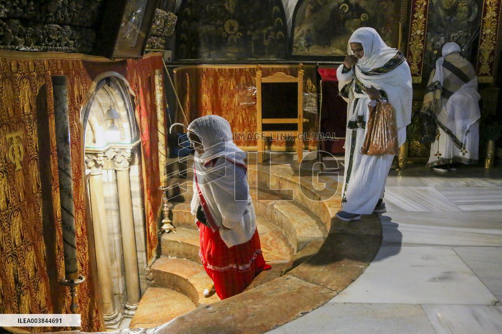 West Bank Celebrating Christian Christmas - Palestine