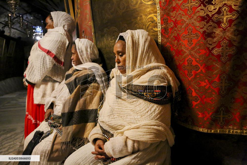 West Bank Celebrating Christian Christmas - Palestine