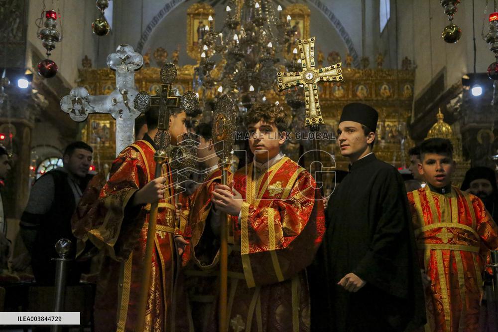 West Bank Celebrating Christian Christmas - Palestine