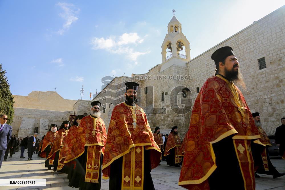West Bank Celebrating Christian Christmas - Palestine