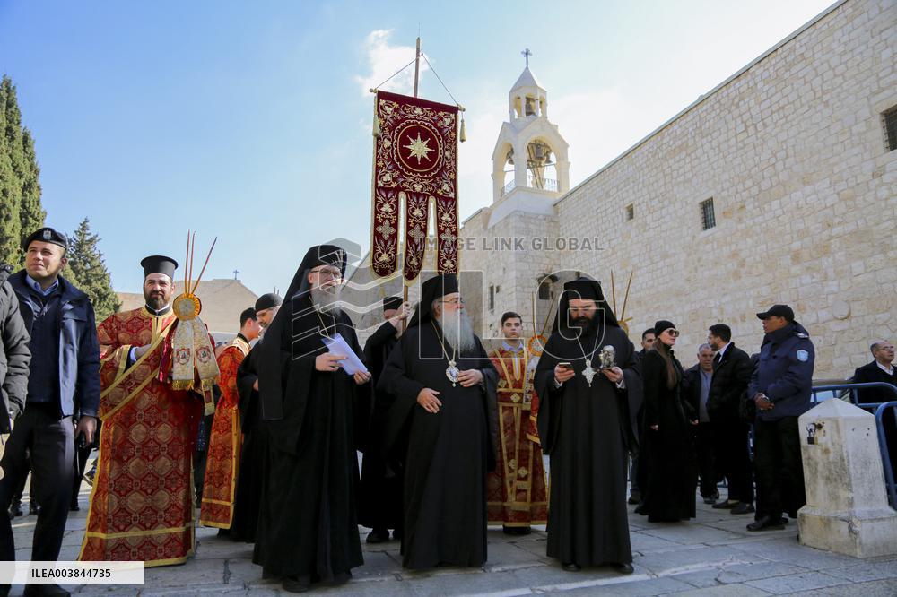 West Bank Celebrating Christian Christmas - Palestine