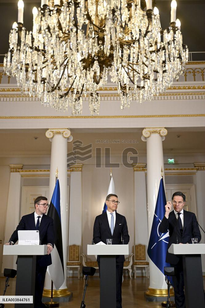Summit of the Baltic Sea NATO countries in Helsinki
