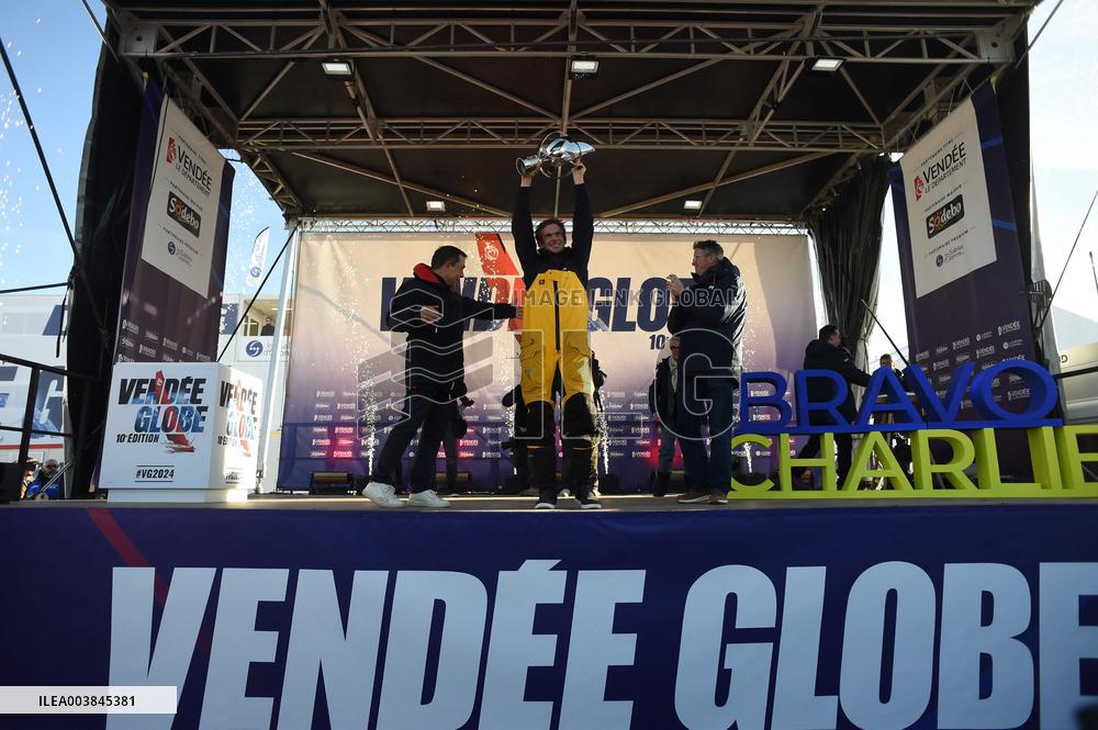 Charlie Dalin Wins Vendee Globe in Record Time