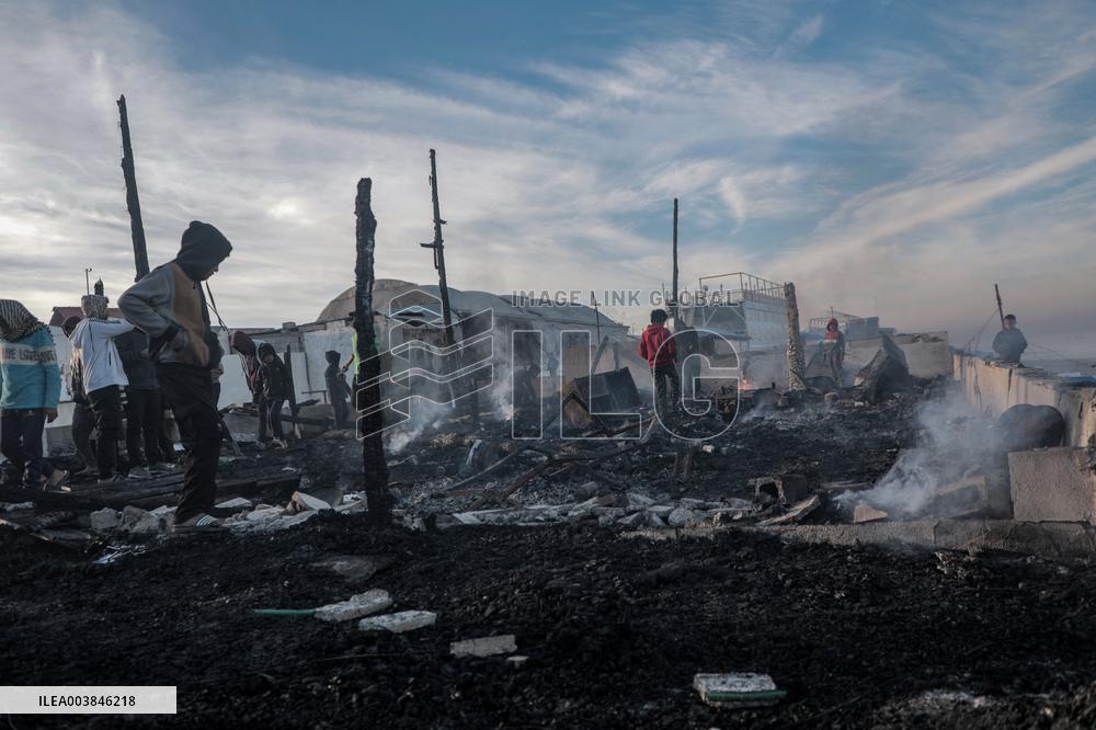 Israel Targets Lorence Cafeteria In Deir Al-Balah - Gaza