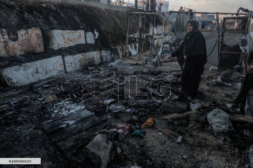 Israel Targets Lorence Cafeteria In Deir Al-Balah - Gaza