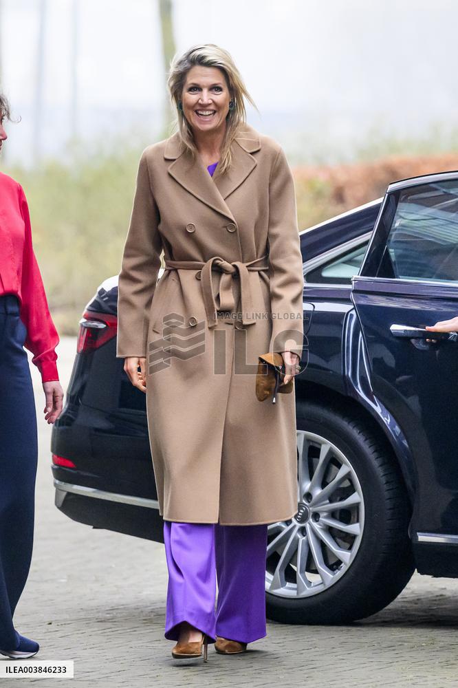 Queen Maxima Visits Community Art Project Thuis - the Hague