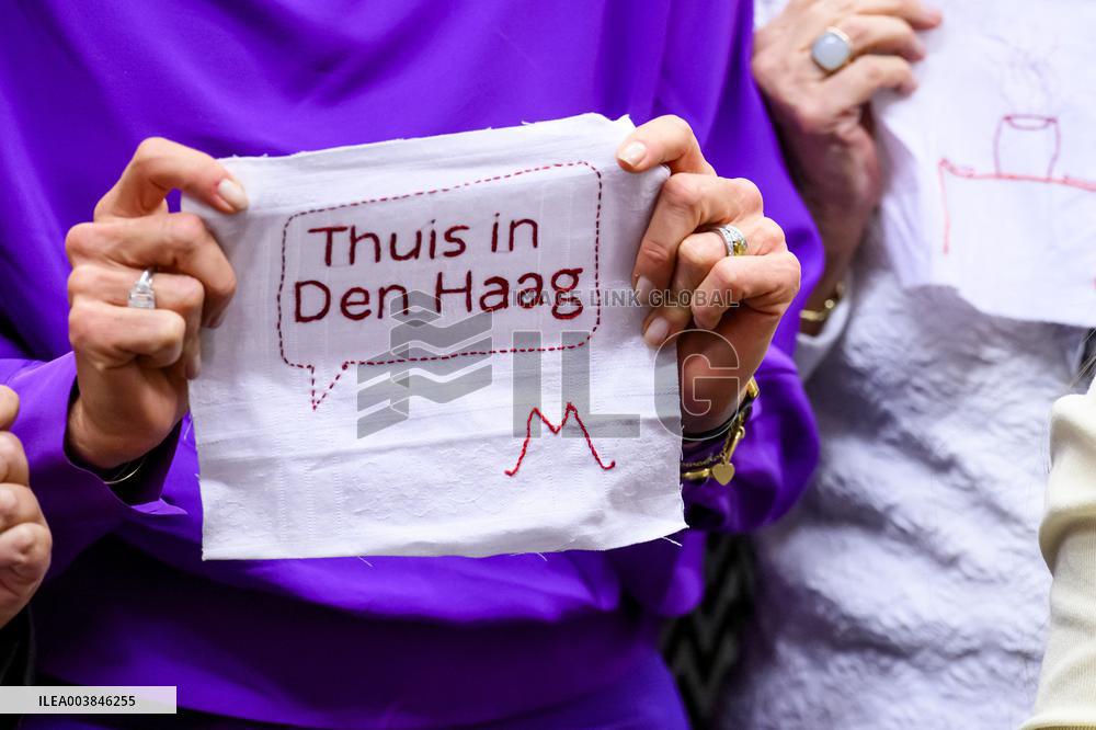Queen Maxima Visits Community Art Project Thuis - the Hague