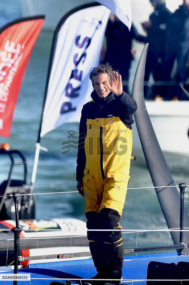 Charlie Dalin Wins Vendee Globe in Record Time - Sables-d'Olonne