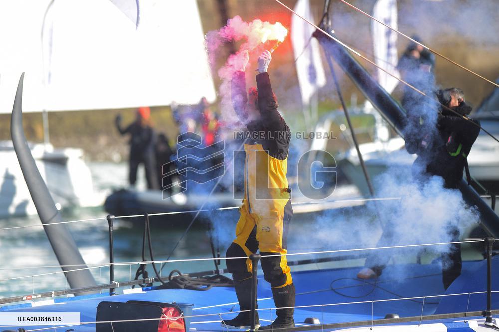 Charlie Dalin Wins Vendee Globe in Record Time - Sables-d'Olonne
